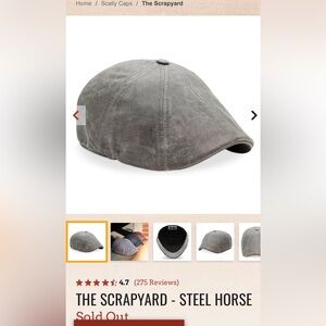 Grey Boston Scally Cap